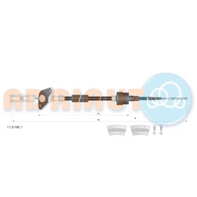 Kupplungsseil 11.0146.1 von ADRIAUTO günstig für 81,52 € online kaufen