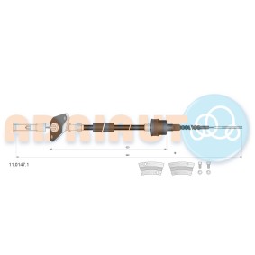 Kupplungsseil 11.0147.1 von ADRIAUTO günstig für 41,30 € online kaufen