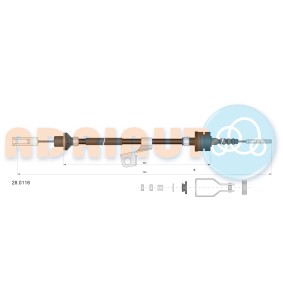 Acquista Cavo frizione da ADRIAUTO 28.0116 a buon mercato per soli 21,68 €