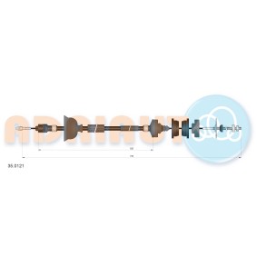 Compre Cable de embrague de ADRIAUTO online para 405 I Break (15E) a precios moderados
