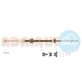 Compre Cable de embrague de ADRIAUTO online para Caddy II Furgoneta (9K9A) a precios moderados