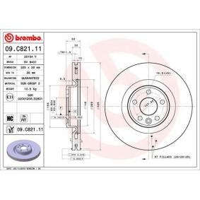 Compre Disco de travão da BREMBO 09.C821.11 a um preço baixo por 102,26 €
