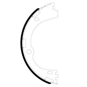 Bremsbackensatz, Feststellbremse MFR766 von MINTEX günstig für 43,57 € online kaufen
