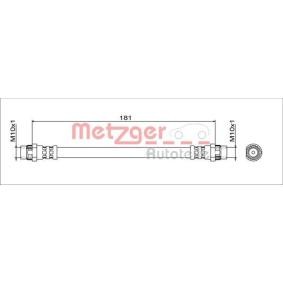 Køb Bremseslange af METZGER 4111797 til den lave pris 261,02 DKK