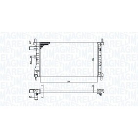 Kühler, Motorkühlung 350213172300 von MAGNETI MARELLI günstig für 126,39 € online kaufen