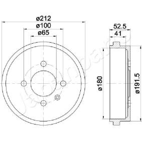 Bremstrommel TA-0912 von JAPANPARTS günstig für 47,90 € online kaufen