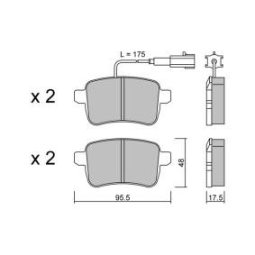 Bremsbeläge für ALFA ROMEO von AISIN