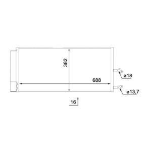 Acquista Condensatore climatizzatore da MAHLE ORIGINAL AC 890 000S a buon mercato per soli 177,83 €