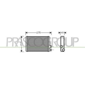 Compre Permutador de calor, aquecimento do habitáculo da PRASCO CI523H001 a um preço baixo por 62,69 €