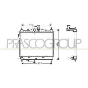 Kjøp Radiator, motorkjøling av PRASCO HN330R003 til den lave prisen 1007,79 NOK