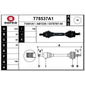 Antriebswelle T78537A1 von EAI günstig für 226,35 € online kaufen
