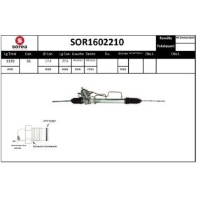 Acquista Scatola sterzo da SNRA SOR1602210 a buon mercato per soli 446,56 €