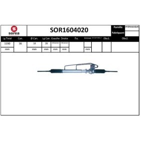 Acquista Scatola sterzo da SNRA SOR1604020 a buon mercato per soli 456,65 €