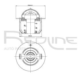 FIAT Kühlwasserthermostat von RED-LINE