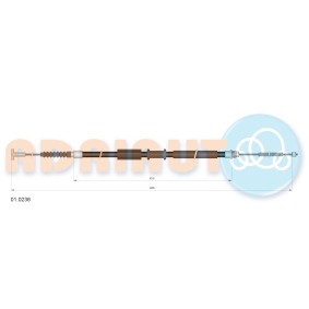 Handbremsseil des Herstellers ADRIAUTO - Originalware Artikelnummer: 01.0236
