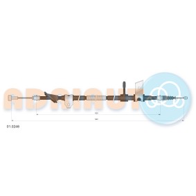 Acquista Cavo freno a mano da ADRIAUTO 01.0246 a buon mercato per soli 24,70 €