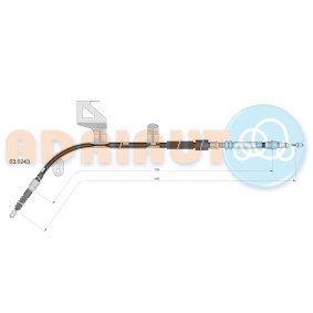 Handbremsseil des Herstellers ADRIAUTO - Originalware Artikelnummer: 03.0243
