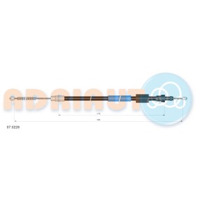 Handbremsseil 07.0228 von ADRIAUTO günstig für 9,56 € online kaufen
