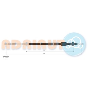 Handbremsseil 07.0229 von ADRIAUTO günstig für 11,53 € online kaufen
