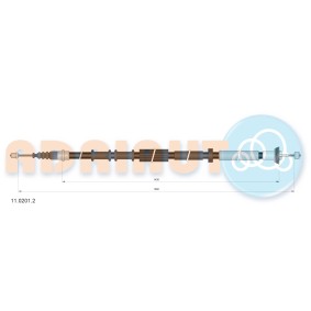 Handbremsseil 11.0201.2 von ADRIAUTO günstig für 28,19 € online kaufen