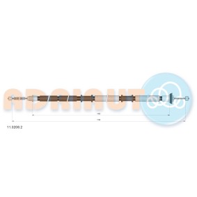 Handbremsseil 11.0208.2 von ADRIAUTO günstig für 29,12 € online kaufen
