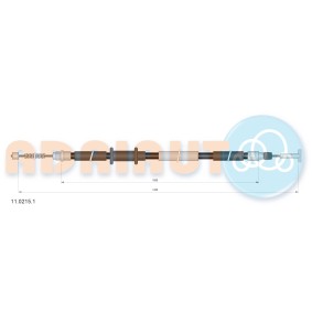 Handbremsseil 11.0215.1 von ADRIAUTO günstig für 24,93 € online kaufen