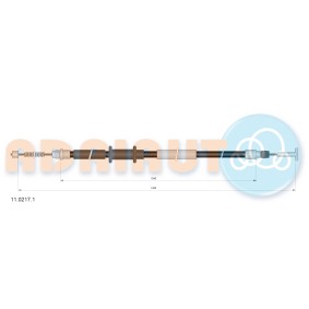 Handbremsseil 11.0217.1 von ADRIAUTO günstig für 16,50 € online kaufen