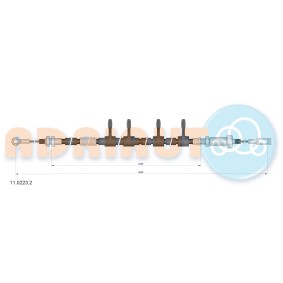 Reparatursatz, Querlenker des Herstellers ADRIAUTO - Originalware Artikelnummer: 11.0223.2