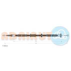 Handbremsseil 11.0232.2 von ADRIAUTO günstig für 58,85 € online kaufen