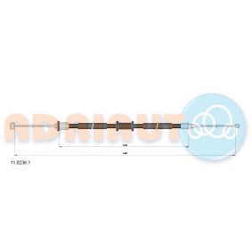 Handbremsseil 11.0236.1 von ADRIAUTO günstig für 16,43 € online kaufen