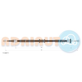 Handbremsseil 11.0237.1 von ADRIAUTO günstig für 15,31 € online kaufen