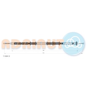 Handbremsseil 11.0241.2 von ADRIAUTO günstig für 35,23 € online kaufen
