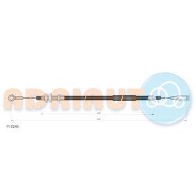 Handbremsseil 11.0245 von ADRIAUTO günstig für 15,66 € online kaufen