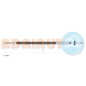 Handbremsseil 11.0246.1 von ADRIAUTO günstig für 25,66 € online kaufen