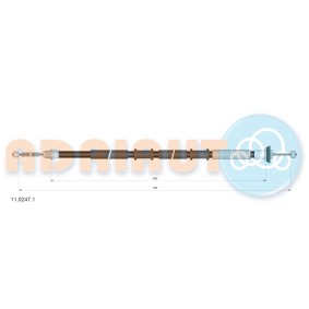 Handbremsseil 11.0247.1 von ADRIAUTO günstig für 17,84 € online kaufen