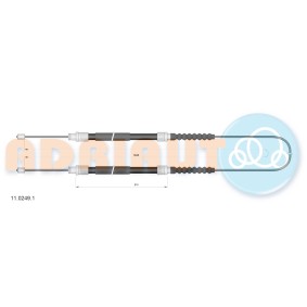 Handbremsseil 11.0249.1 von ADRIAUTO günstig für 16,57 € online kaufen