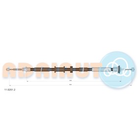 Handbremsseil 11.0251.2 von ADRIAUTO günstig für 23,90 € online kaufen
