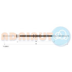 Handbremsseil 11.0268.1 von ADRIAUTO günstig für 17,72 € online kaufen