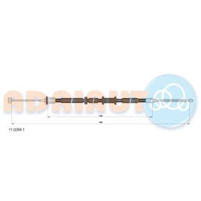 Handbremsseil 11.0269.1 von ADRIAUTO günstig für 18,50 € online kaufen