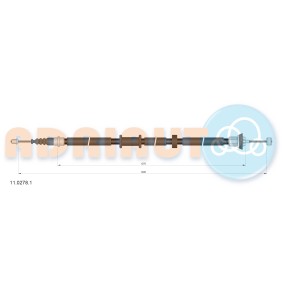 Handbremsseil 11.0278.1 von ADRIAUTO günstig für 24,00 € online kaufen