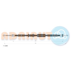 Handbremsseil 11.0288 von ADRIAUTO günstig für 16,11 € online kaufen