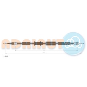 Handbremsseil 11.0289 von ADRIAUTO günstig für 13,95 € online kaufen