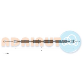 Handbremsseil 11.0290 von ADRIAUTO günstig für 56,56 € online kaufen