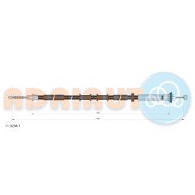 Handbremsseil 11.0296.1 von ADRIAUTO günstig für 25,73 € online kaufen