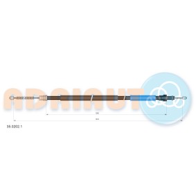 Handbremsseil 35.0202.1 von ADRIAUTO günstig für 18,18 € online kaufen