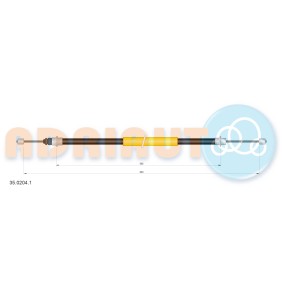 Handbremsseil 35.0204.1 von ADRIAUTO günstig für 14,03 € online kaufen