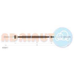 Handbremsseil 35.0227.1 von ADRIAUTO günstig für 21,27 € online kaufen