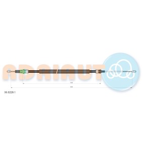 Handbremsseil 35.0229.1 von ADRIAUTO günstig für 21,27 € online kaufen