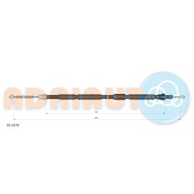 Handbremsseil 35.0276 von ADRIAUTO günstig für 11,74 € online kaufen