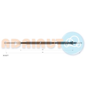 Handbremsseil 35.0277 von ADRIAUTO günstig für 15,91 € online kaufen
